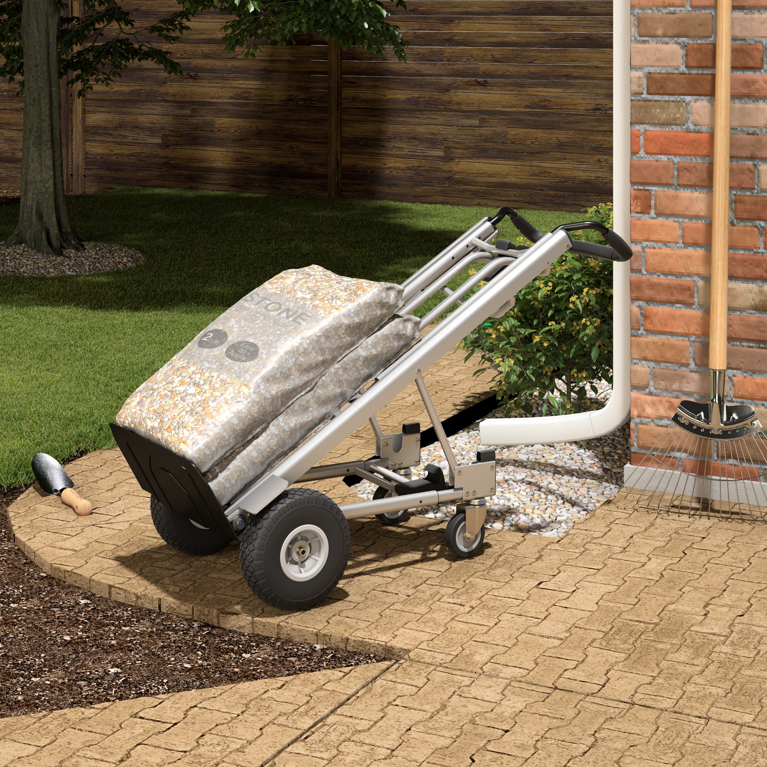Sackkarre Aluminium, 4in1 450kg