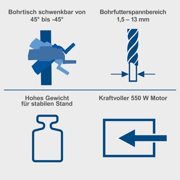 Tischbohrmaschine DP16SL