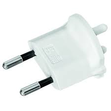 Adapter 2-Pol EU-CH weiss