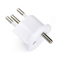 Adapter 3-Pol Adapter EU-CH weiss