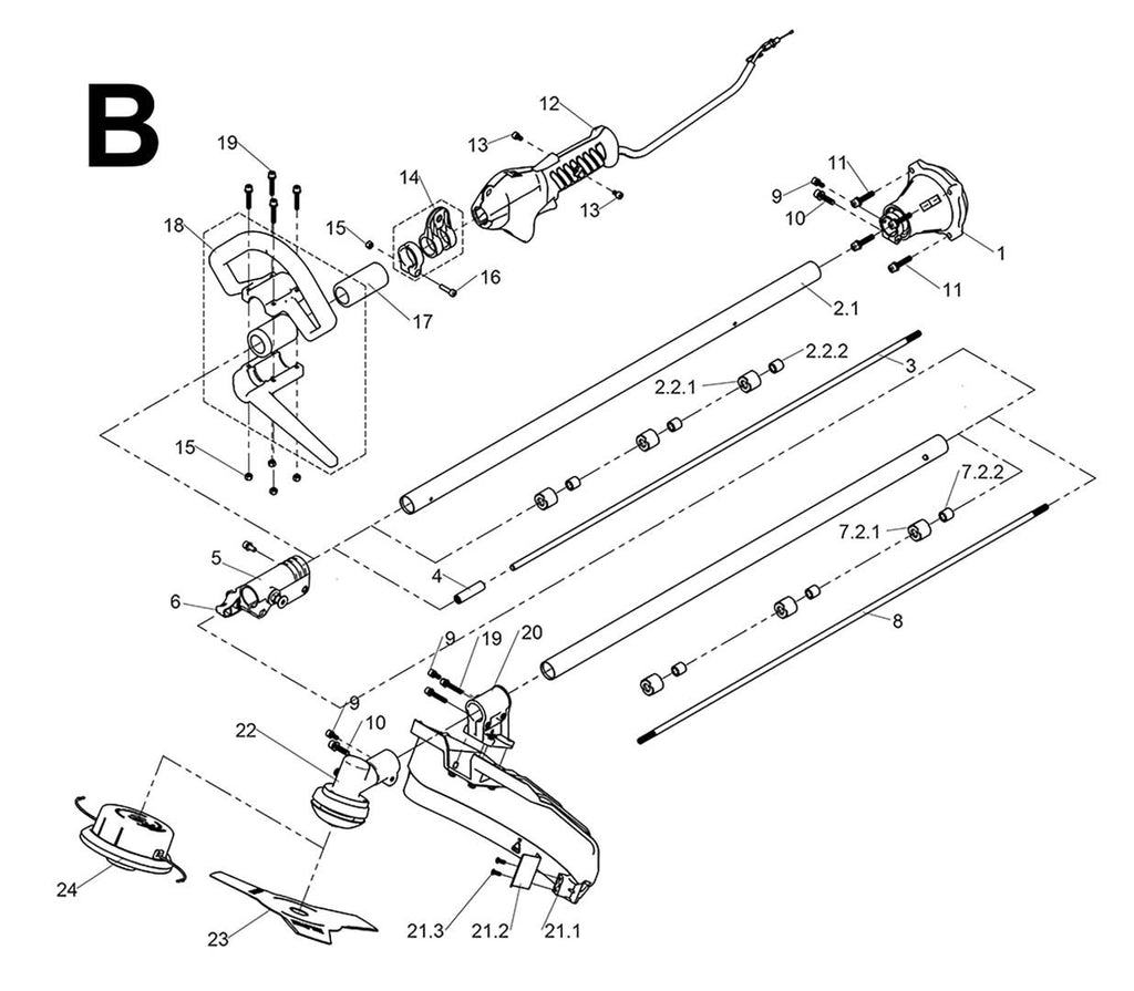 Multifunktionsgerät MFH3300-4P 4in1 Benzin