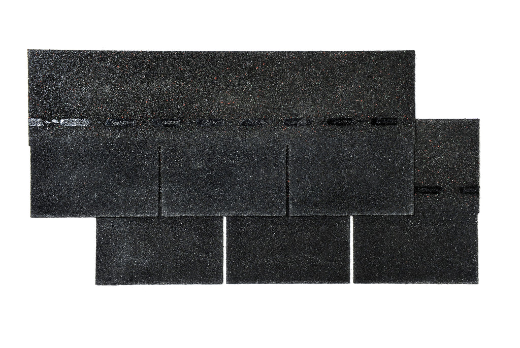 Easy Rechteckschindel schwarz 2m²
