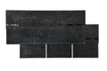 Easy Rechteckschindel schwarz 2m²