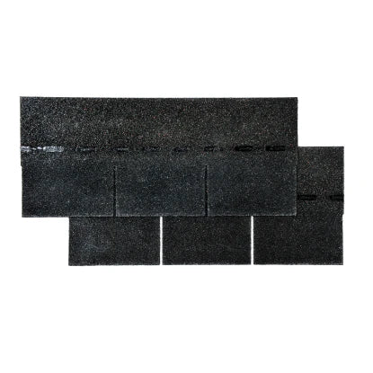 Easy Rechteckschindel schwarz 2m²