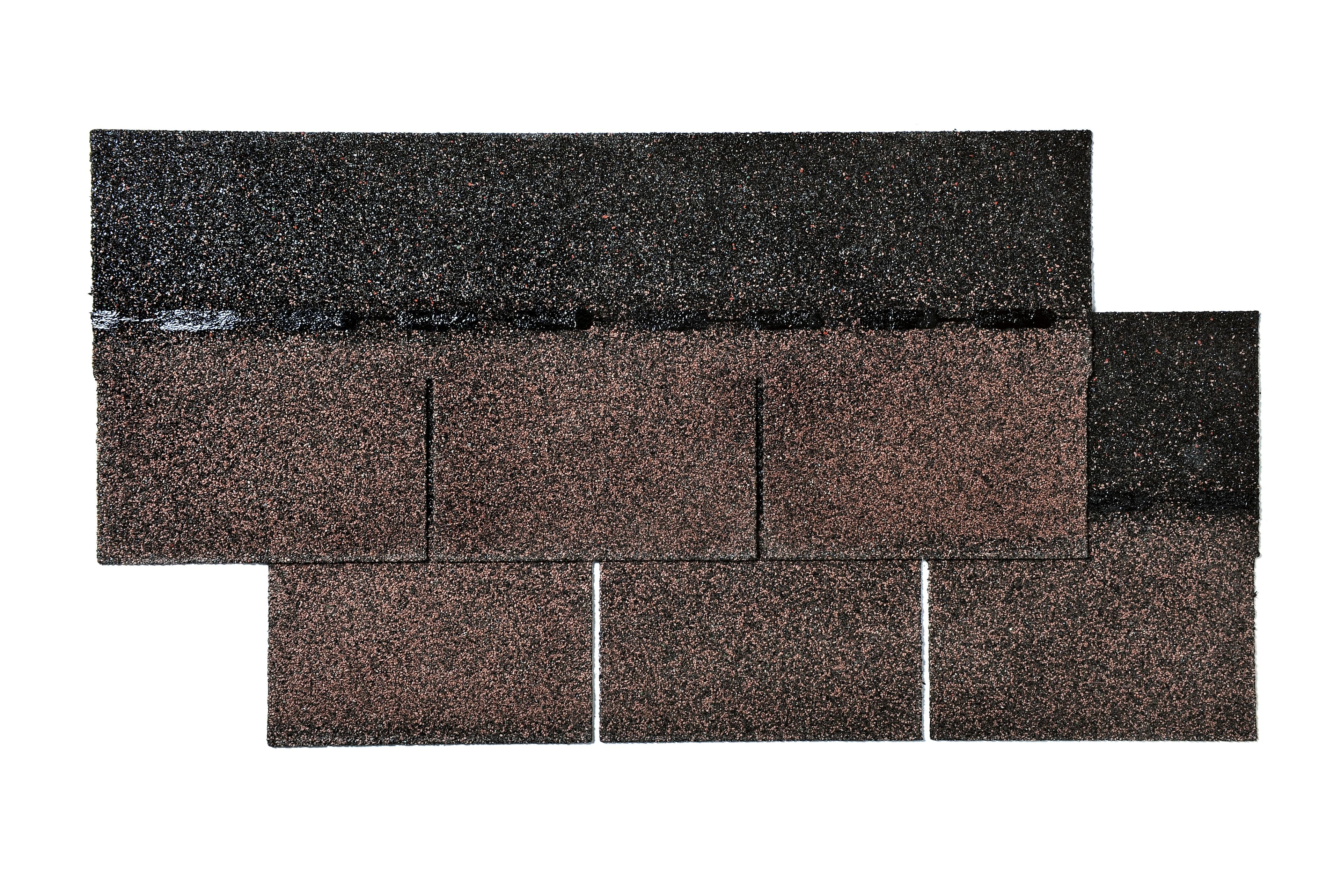 Easy Rechteckschindel braun 2m²