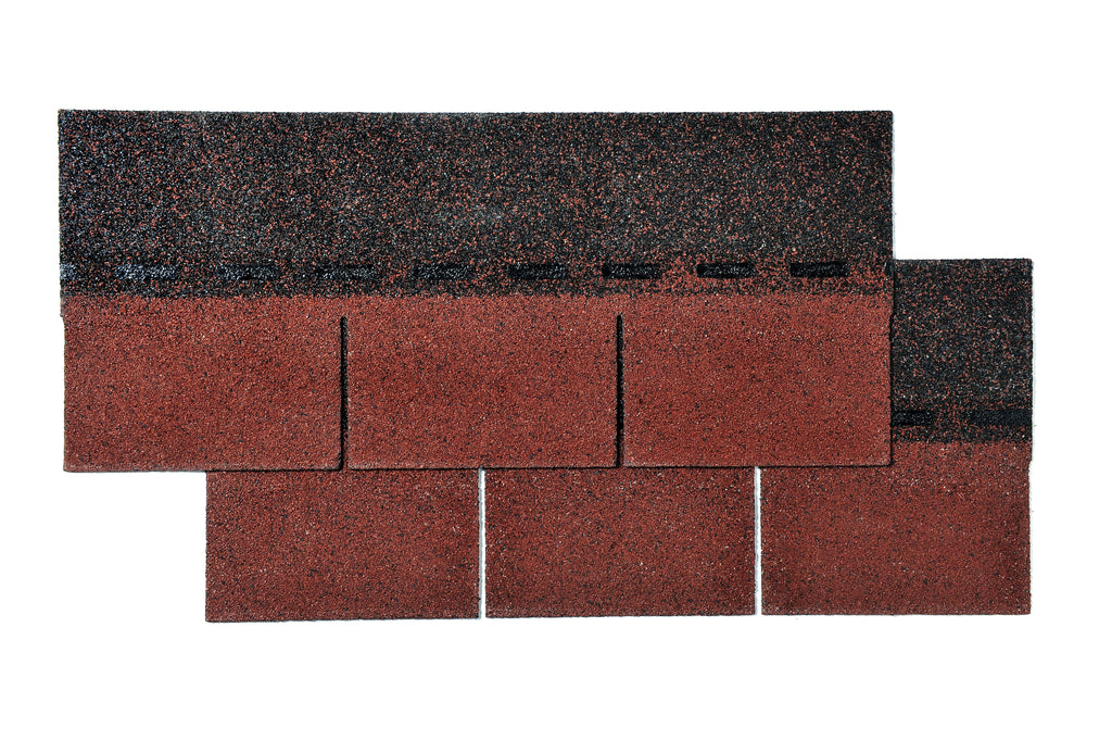 Easy Rechteckschindel rot 2m²