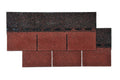 Easy Rechteckschindel rot 2m²