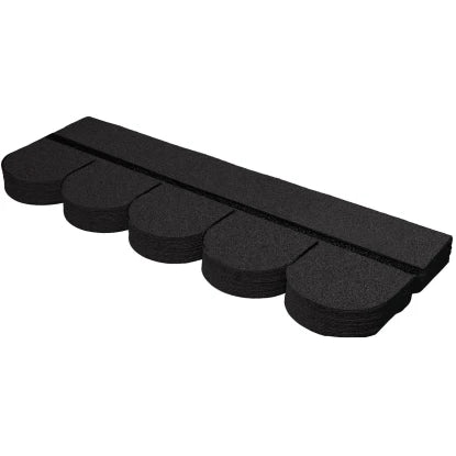 Easy Biberschwanzschindel schwarz 2m²