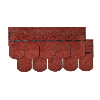 Easy Biberschwanzschindel rot 2m²
