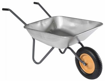 Schubkarre verzinkt 80L