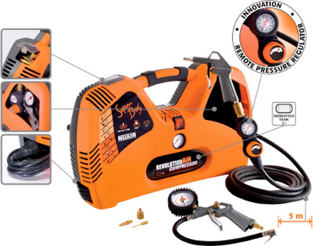 Kompressor SuperBoxy, ölfrei 2 Liter