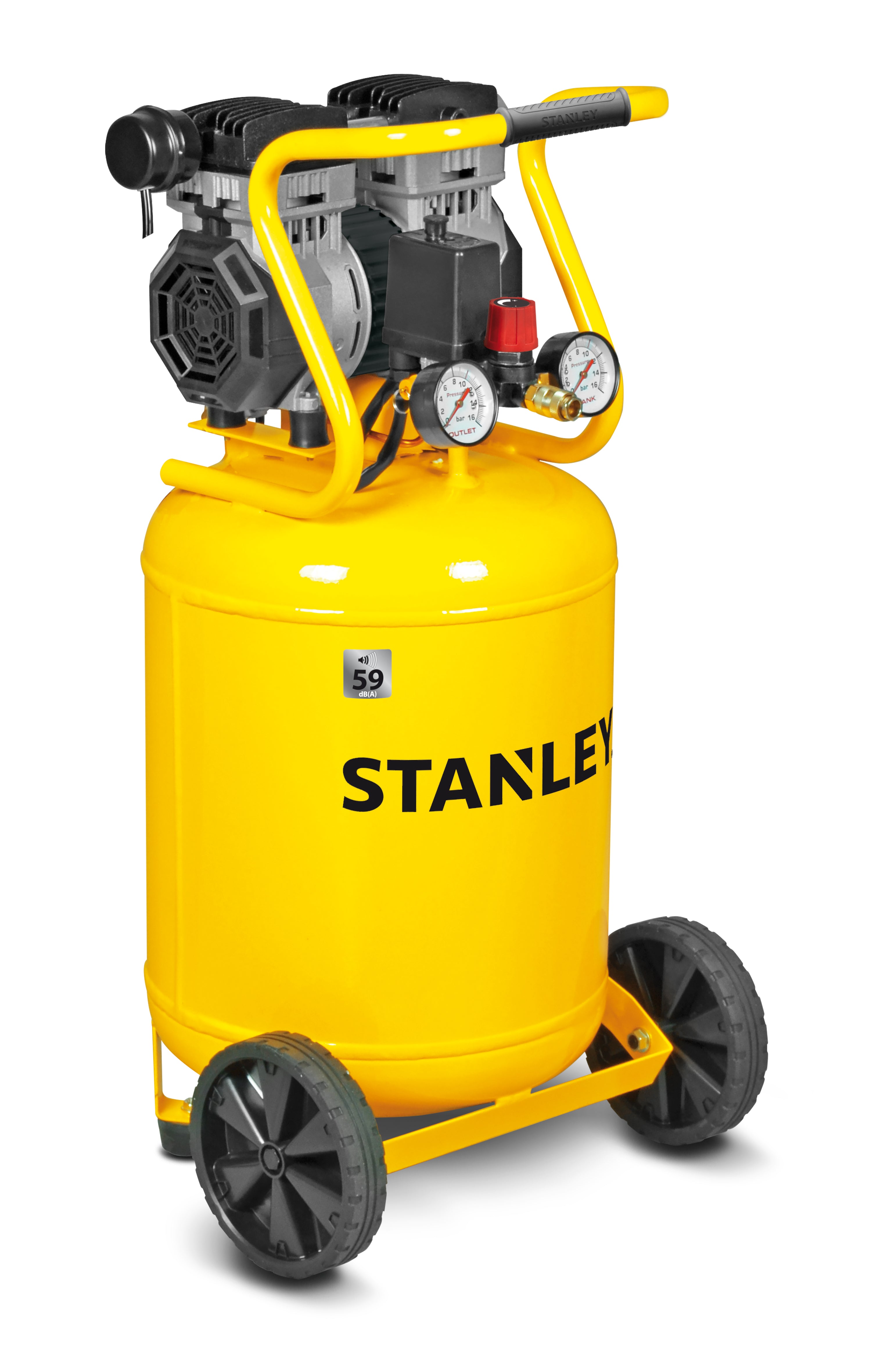 Vertikal Silent Kompressor ölfrei, 50 Liter