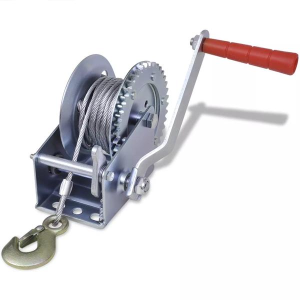 Handwinde mit Drahtseil 500kg