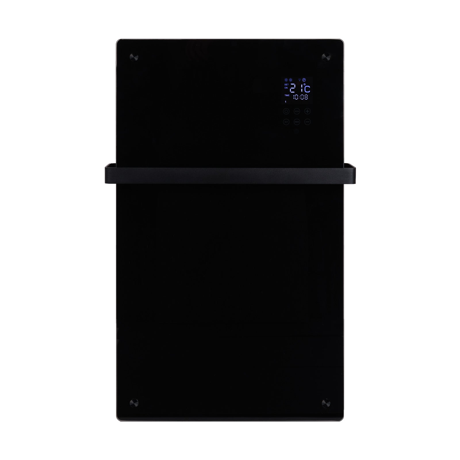 Badheizkörper Alutherm Sani Verre 1200 Wifi Schwarz