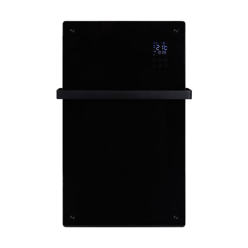 Badheizkörper Alutherm Sani Verre 1200 Wifi Schwarz