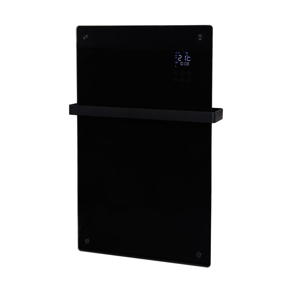 Badheizkörper Alutherm Sani Verre 1200 Wifi Schwarz