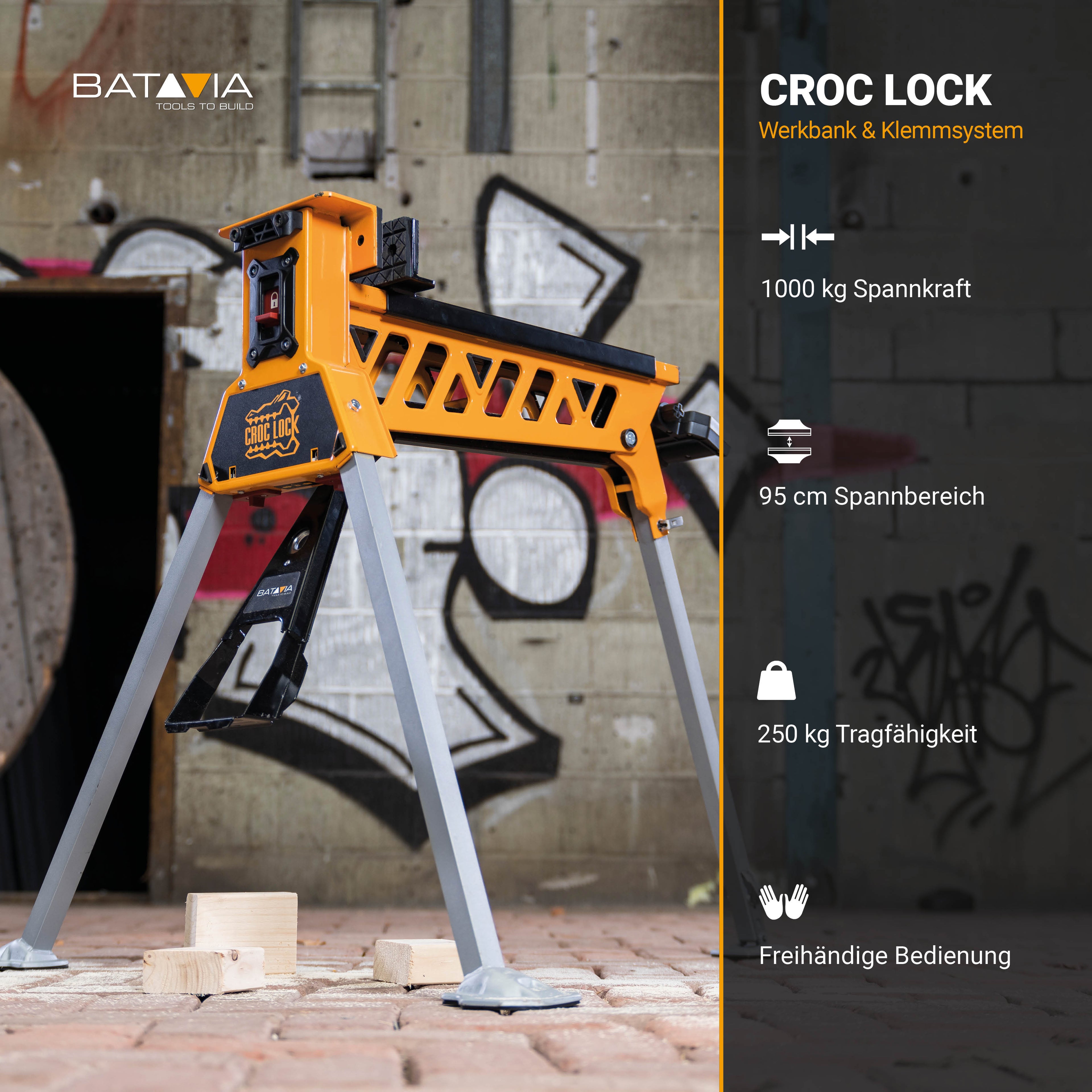 Werkbank Croc Lock