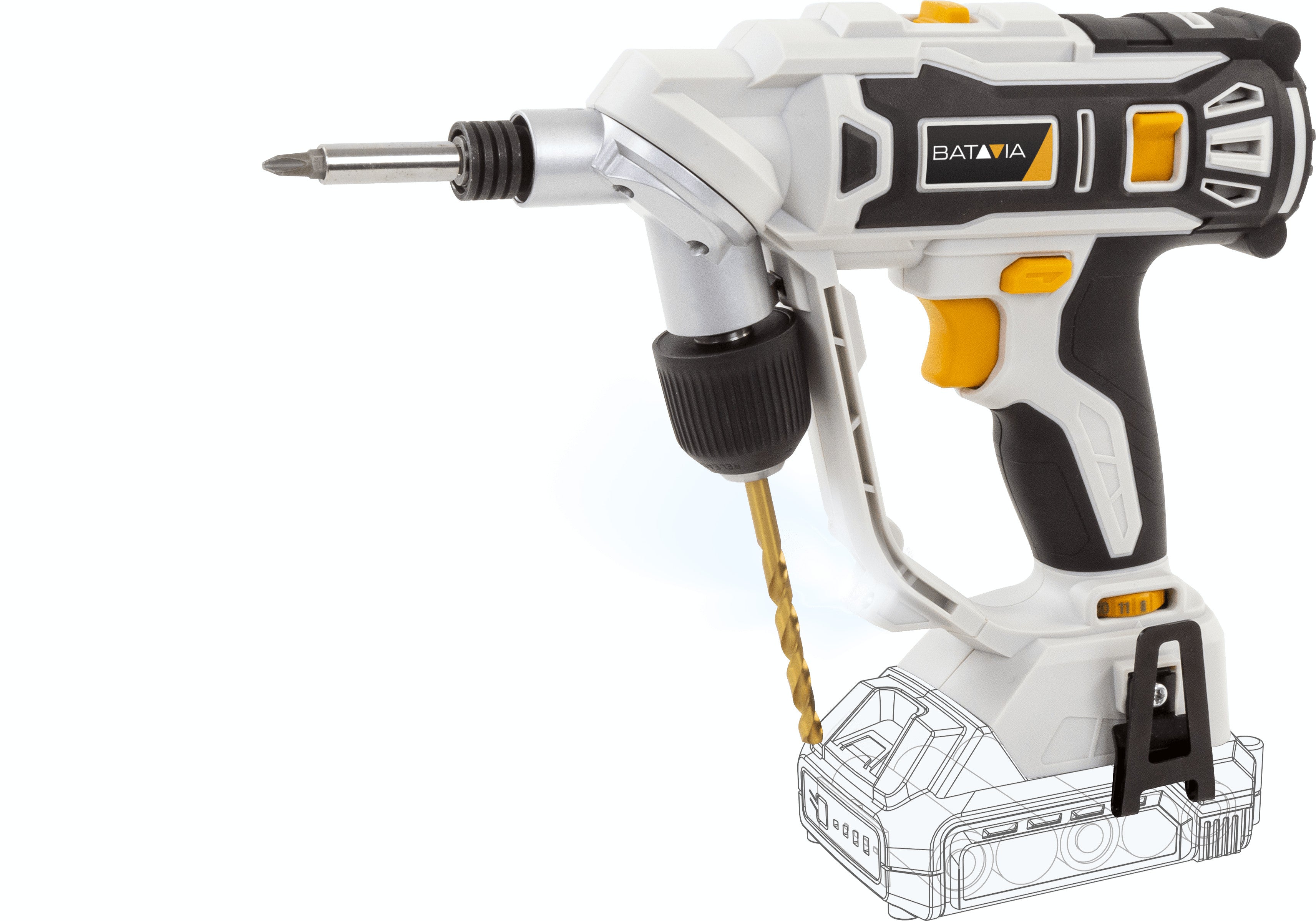 Bohrmaschine Twin drill 18V (ohne Akku)