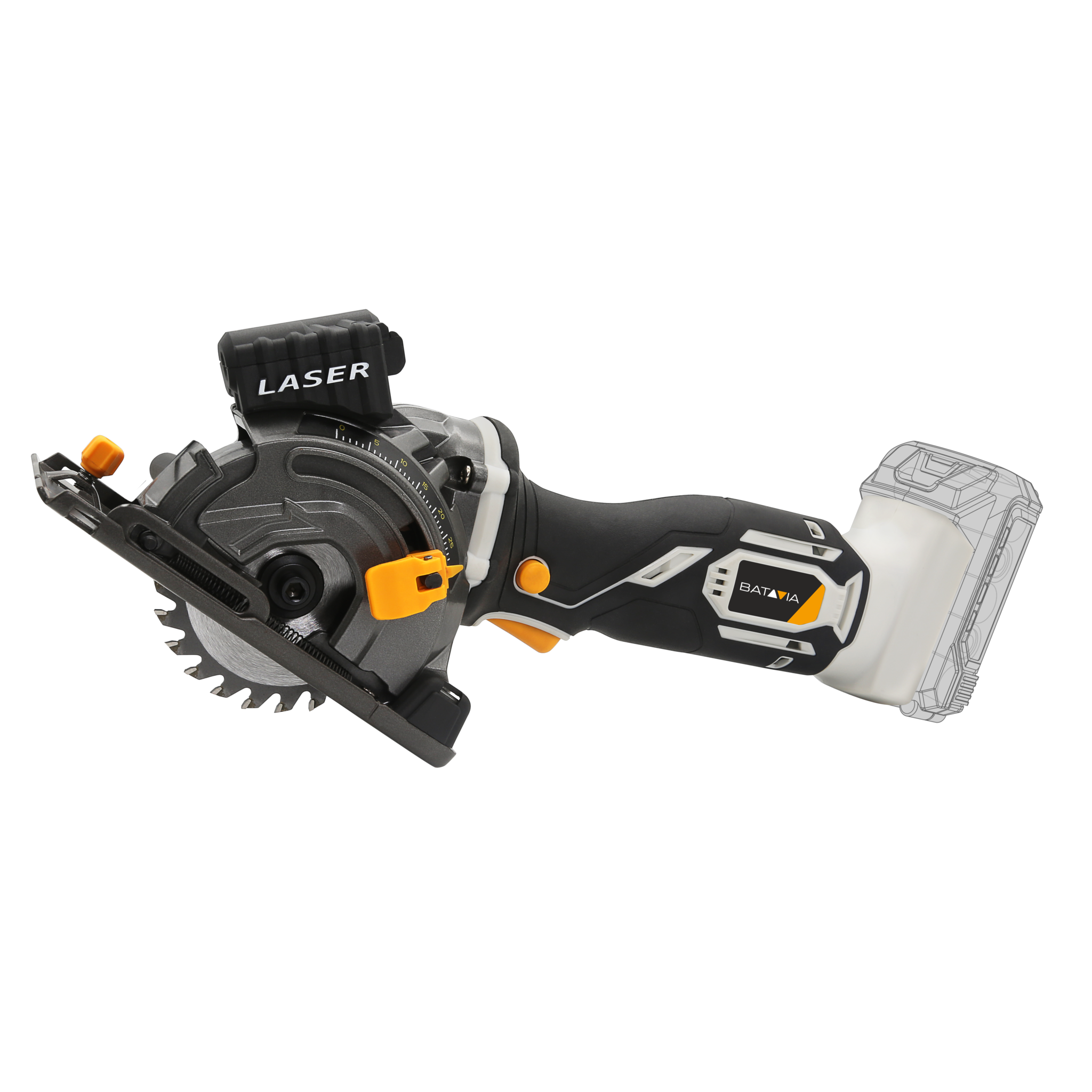 Mini-Tauchkreissäge 18V 89 mm  (ohne Akku)