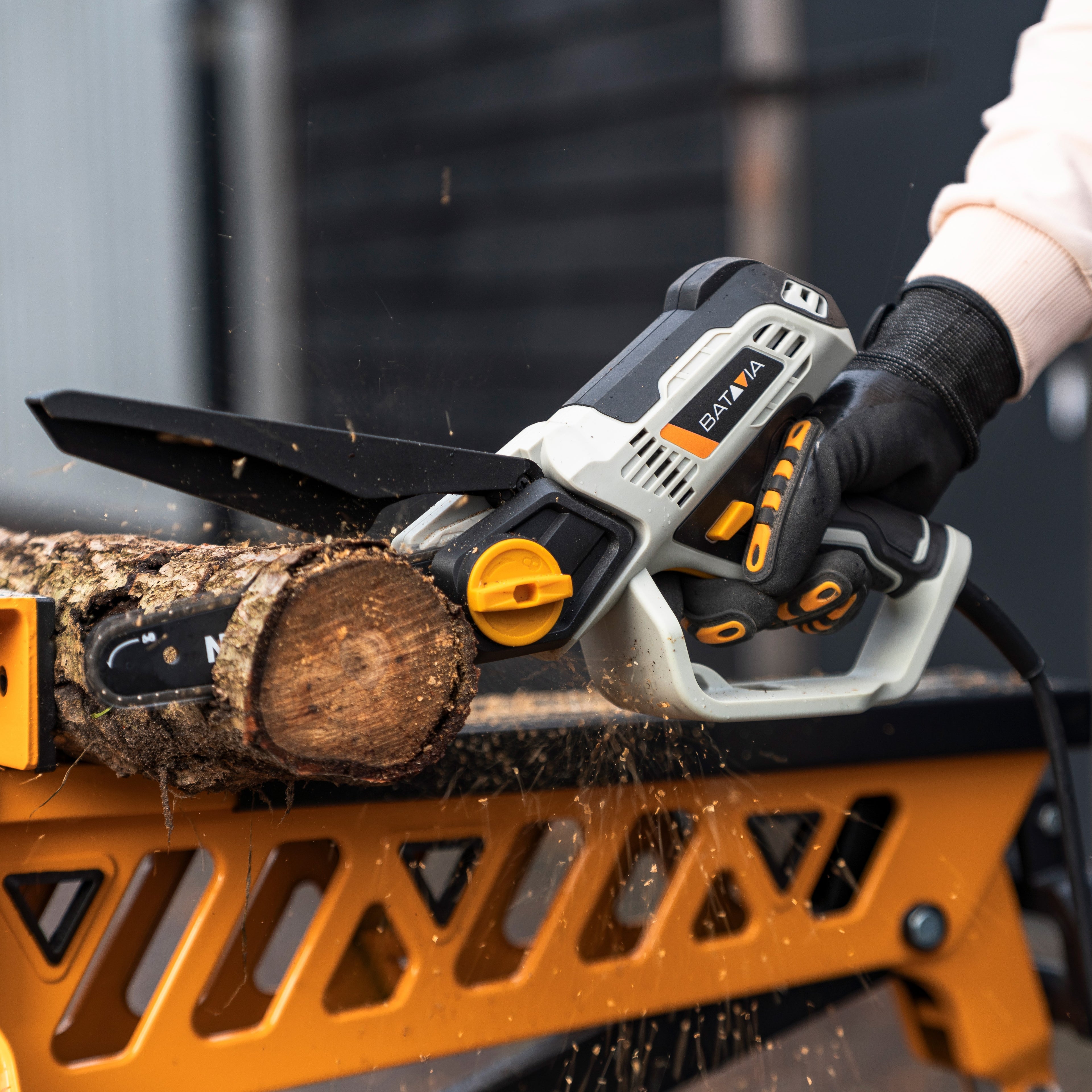 Kettensäge 350W, Einhand 8'' elektrisch