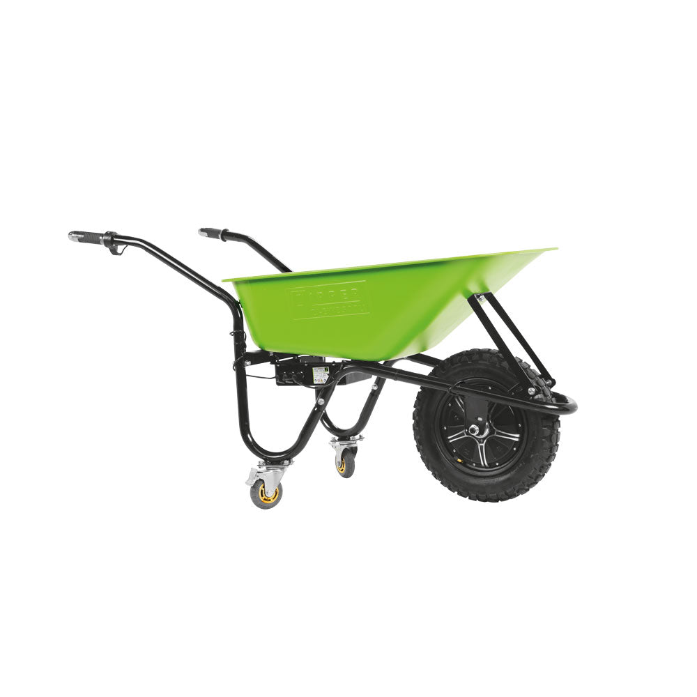 Schubkarre 75 Liter, 150kg mit Akku und Stützräder