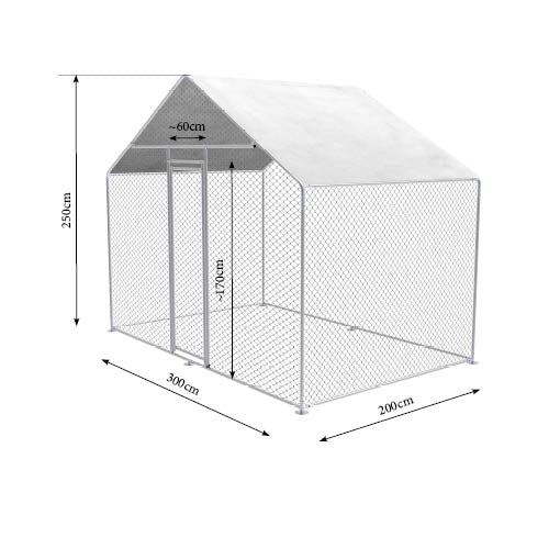 Heimtiergehege 3m x 2m x 2.5m
