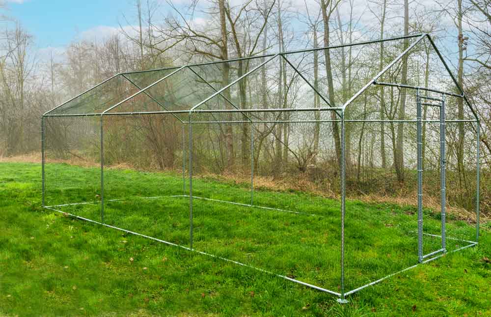 Heimtiergehege 3m x 6m x 2.5m