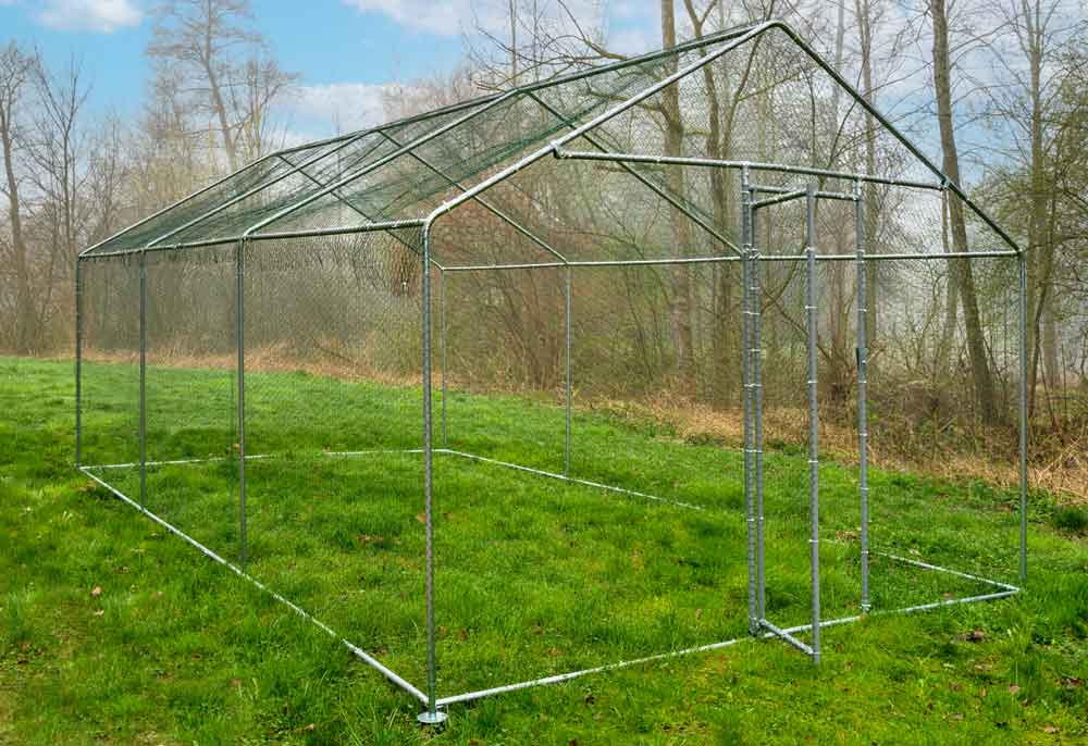 Heimtiergehege 3m x 6m x 2.5m