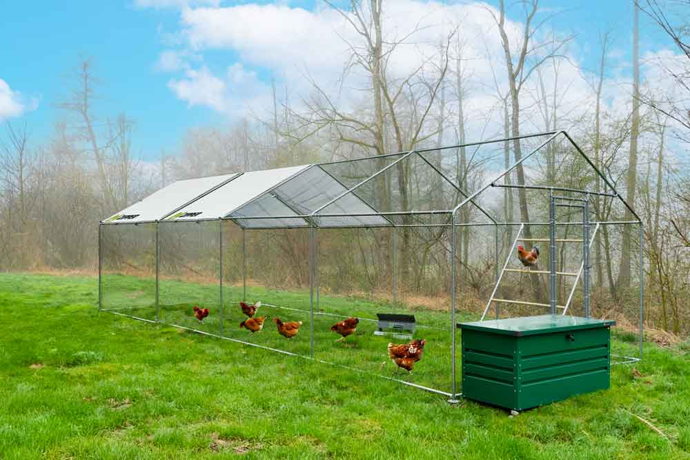 Heimtiergehege 3m x 8m x 2.5m