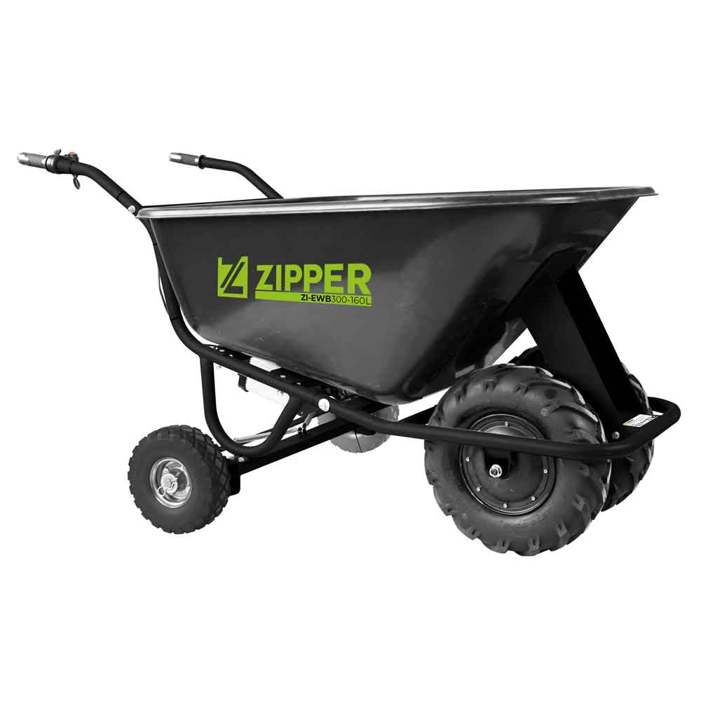 Schubkarre 160 Liter, 300kg mit Akku