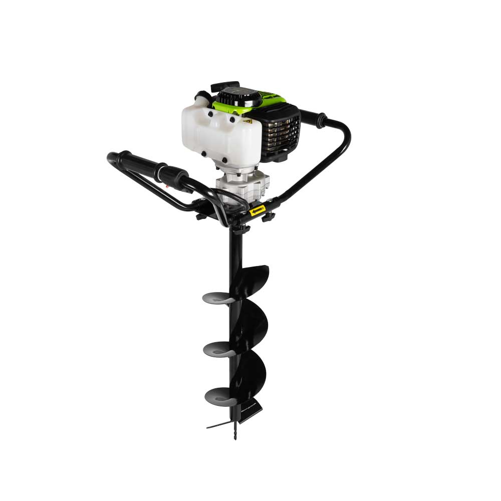 Erdbohrer 52.8cc inkl. Bohrer 100, 150, 200mm und Verlängerung
