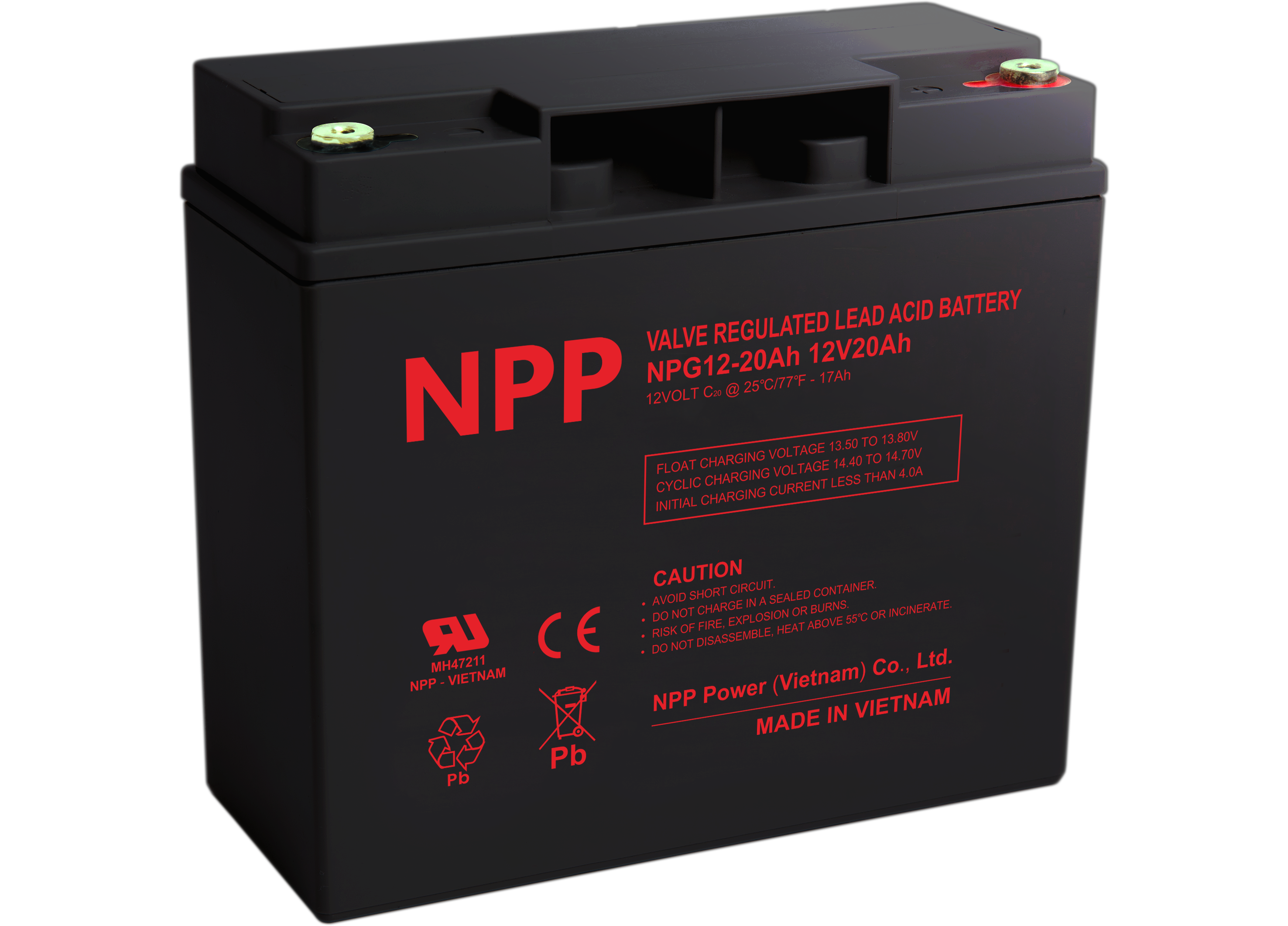 Batterie NPG12-20DC AGM GEL 12V 18AH/C10 zu Generatoren