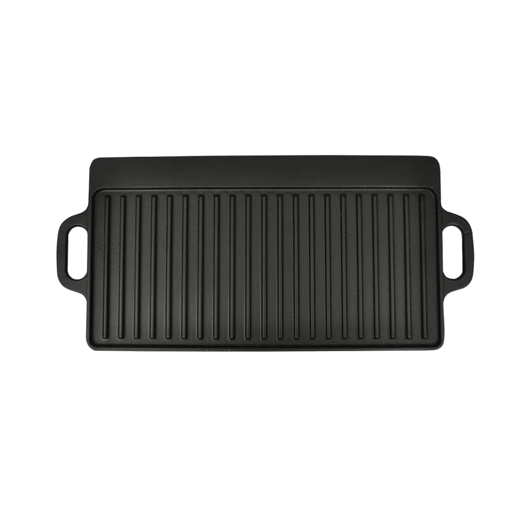 Grillplatte Wendeplatte Gusseisen 50X23 Cm