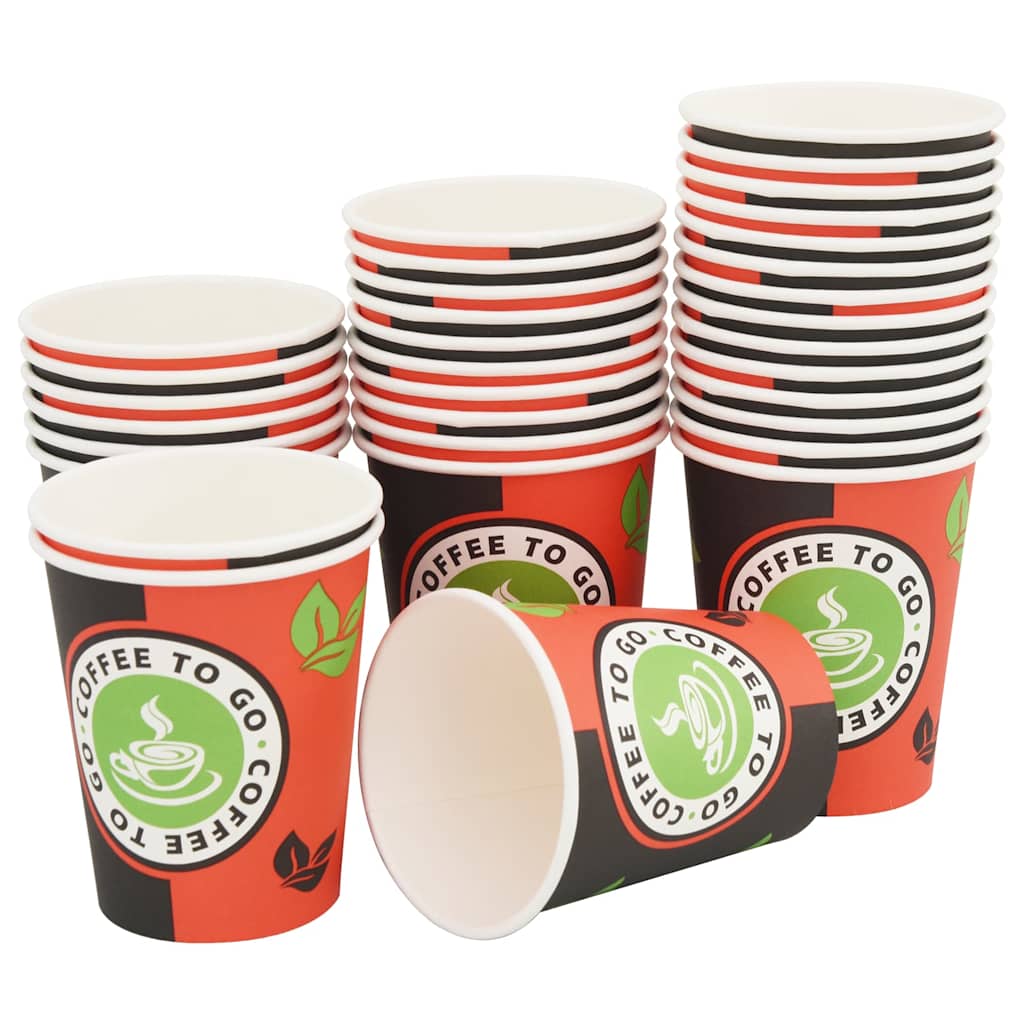 1000 Stk. Einweg-Kaffeebecher Pappe (8 Oz)