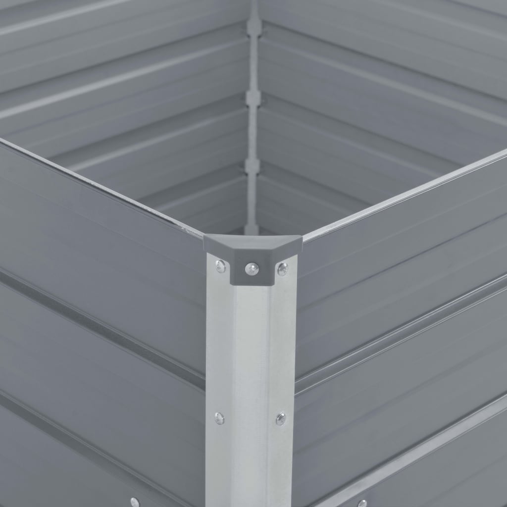 Hochbeet 100 X 100 X 77 Cm Verzinkter Stahl