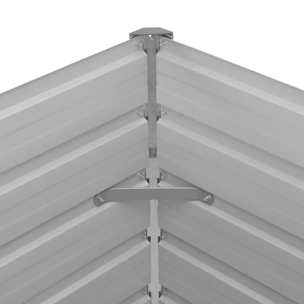 Hochbeet 100 X 100 X 77 Cm Verzinkter Stahl