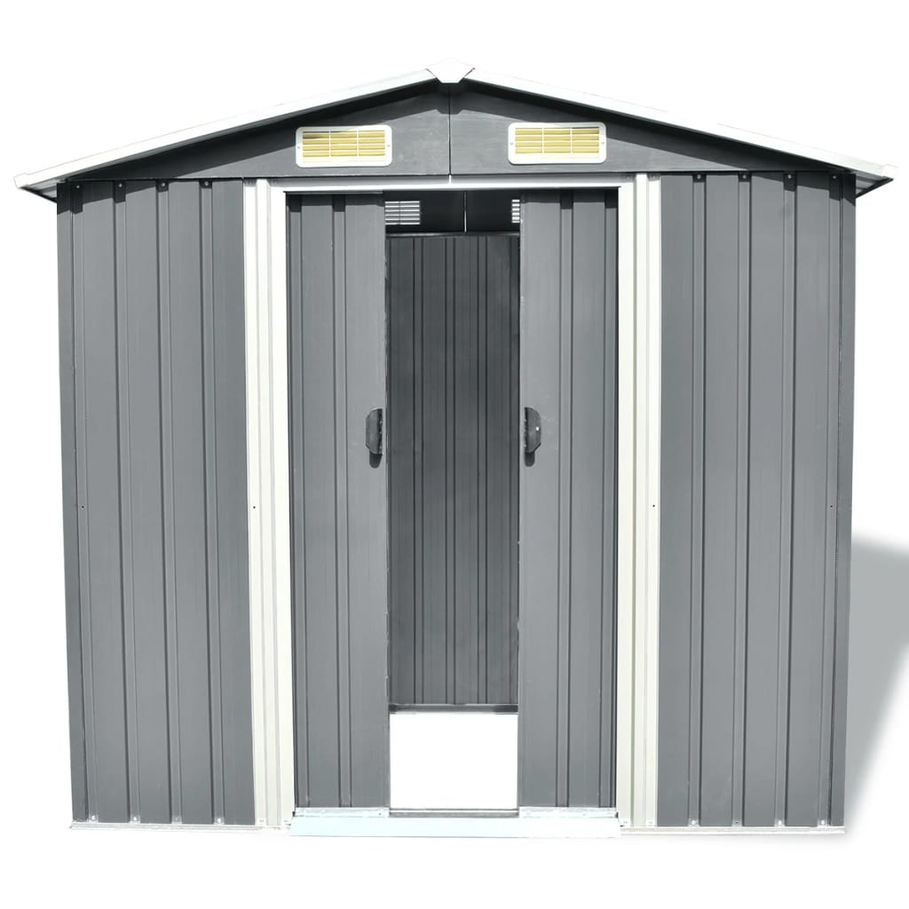 Gartenschuppen Metall 204 X 132 X 186 Cm