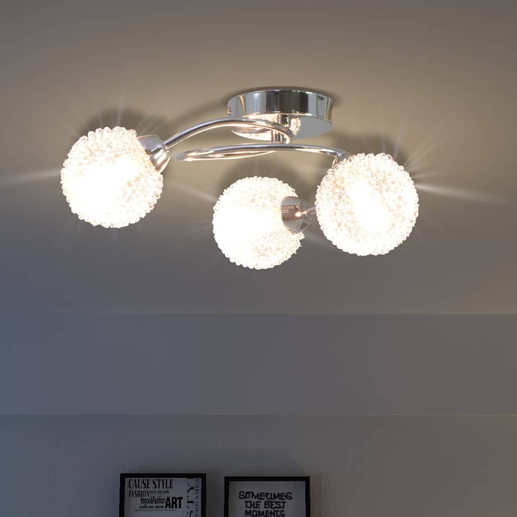Deckenleuchte Mit 3 Led-Glühlampen G9 120 W
