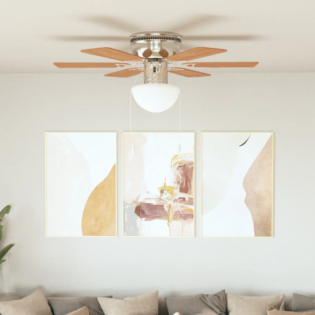 Dekorativer Deckenventilator Mit Leuchtmittel