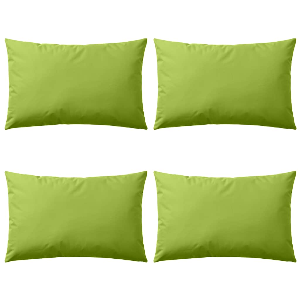 Gartenkissen 4 Stk. Streifenmuster Grau