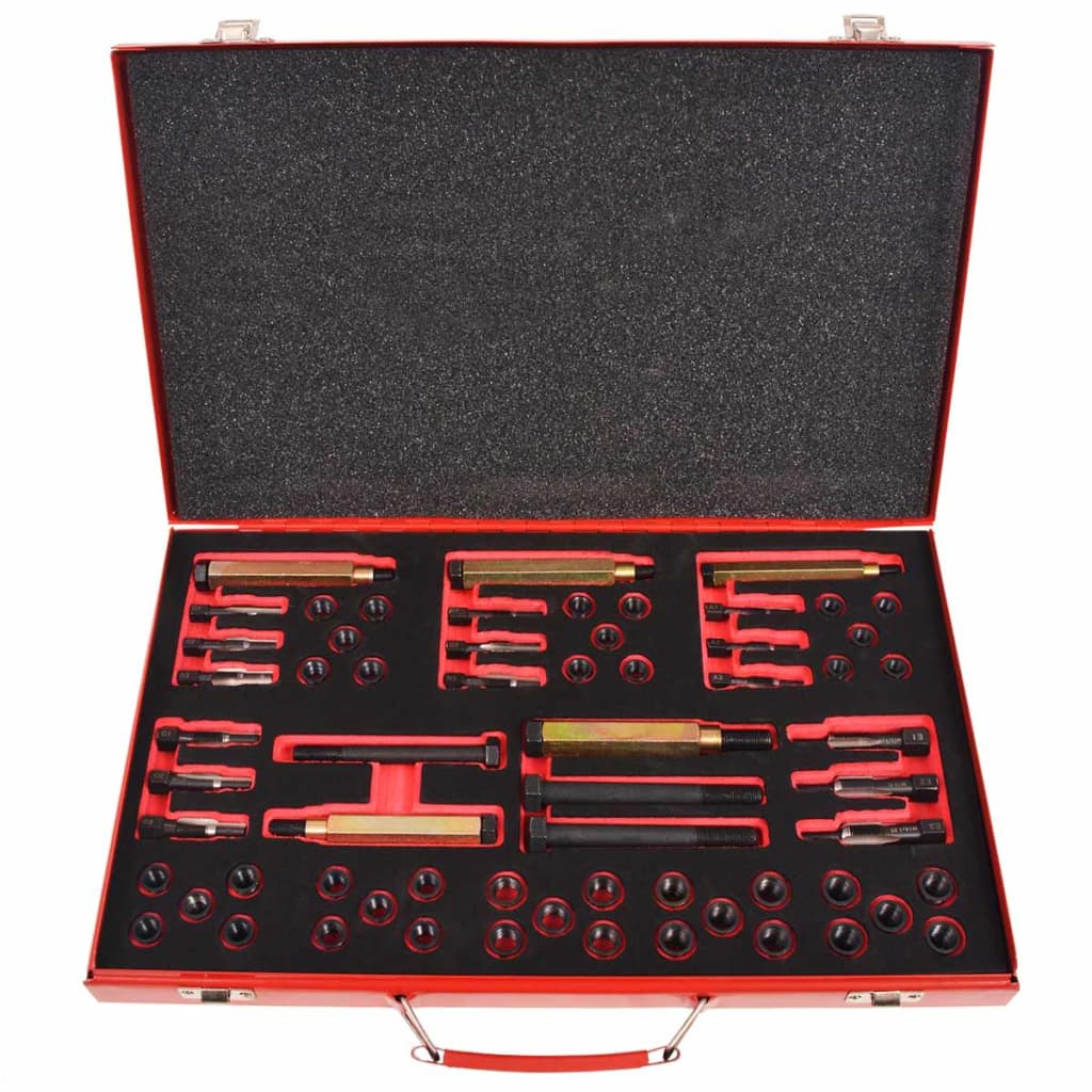 Glühkerzengewinde-Reparaturset 63-Tlg. M8 M9 M10 M12