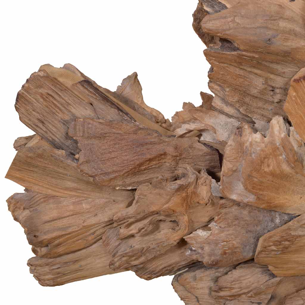 Fisch-Skulptur Teak 40X12X57 Cm