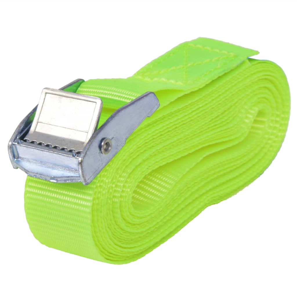 Spanngurte 10 Stk. 0,25 Tonnen 5M×25Mm Neongrün