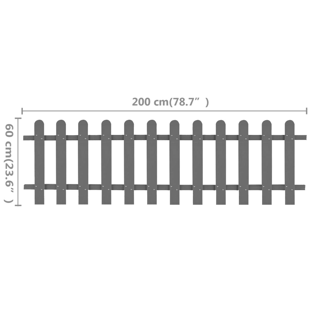 Lattenzaun Wpc 200 X