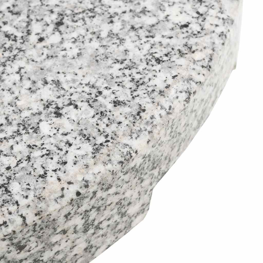 Sonnenschirmständer Granit Rund Grau