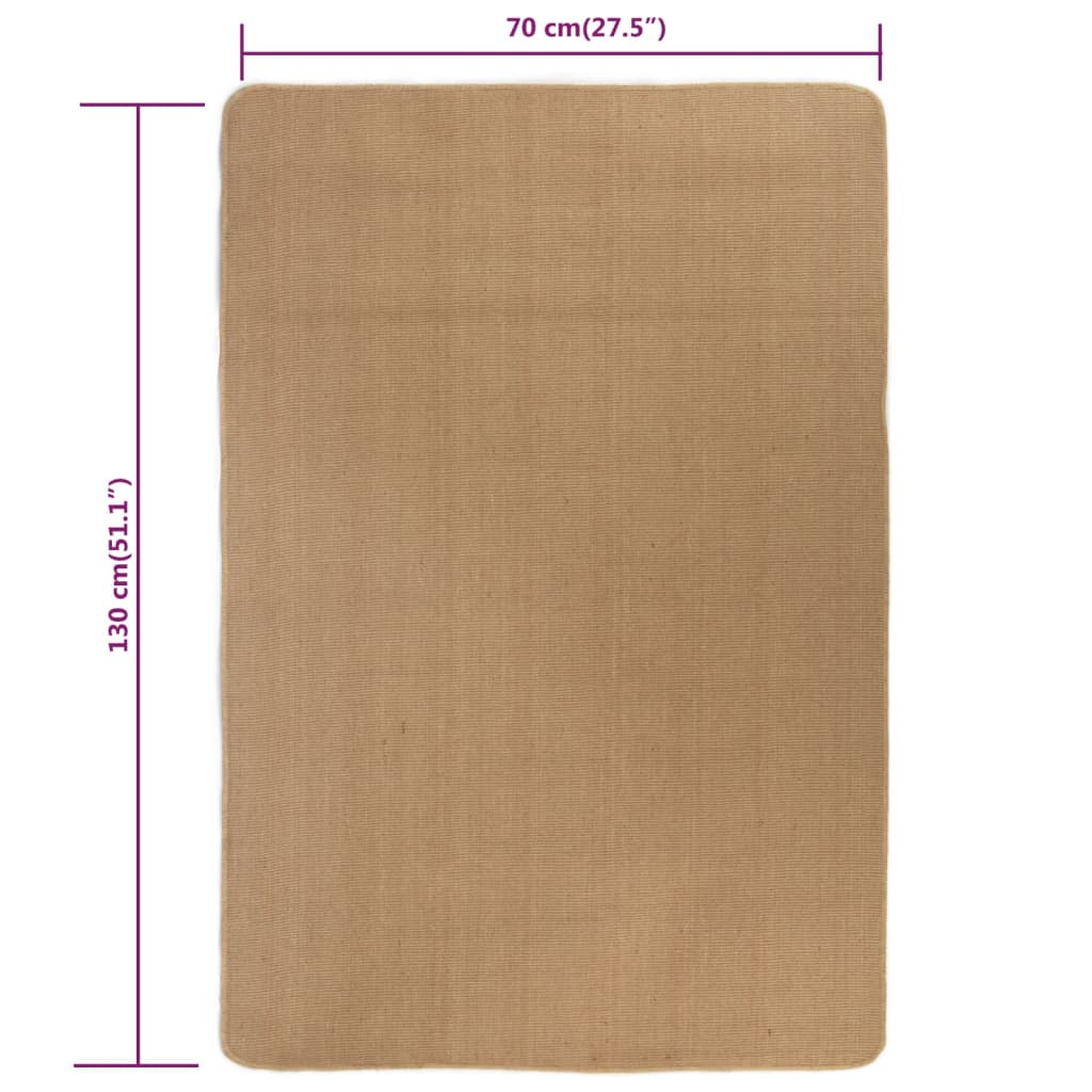 Teppich Jute Mit Latexrücken Natur