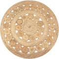 Teppich Jute Geflochten Rund