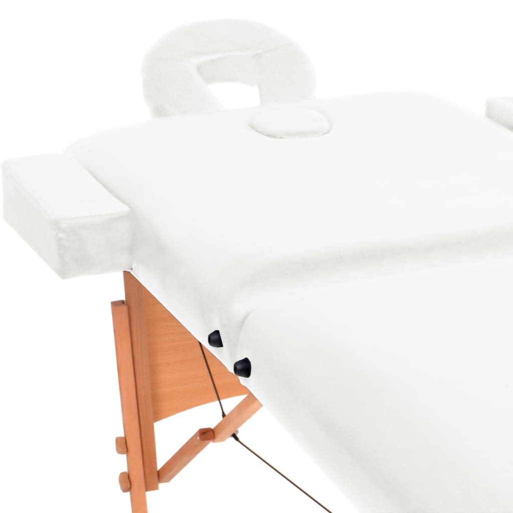 Massageliege 2-Zonen Klappbar 10 Cm Sitz