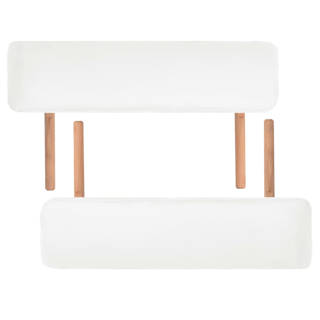 Massageliege 2-Zonen Klappbar 10 Cm Sitz
