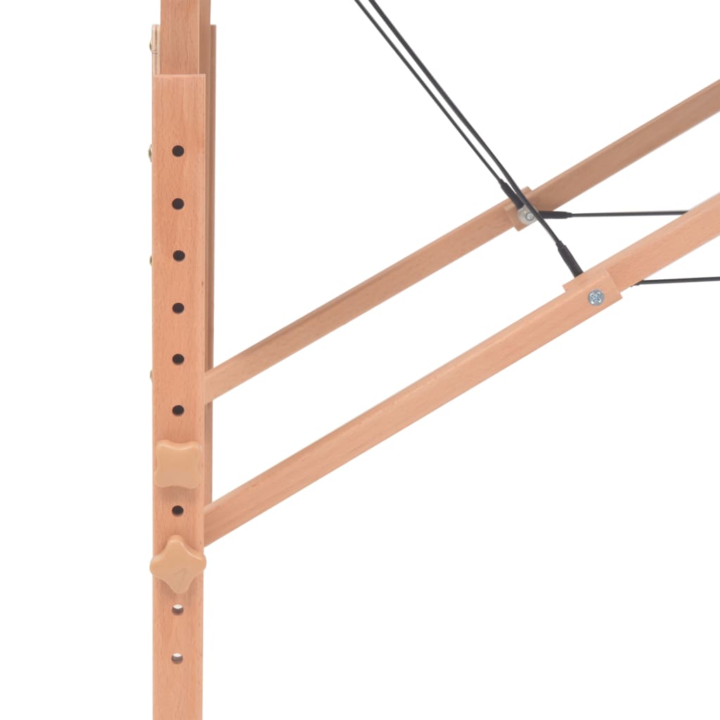 Massageliege 2-Zonen Klappbar 10 Cm Sitz